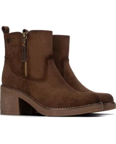 REFRESH BotIn de mujer 176251 Taupe MARRóN