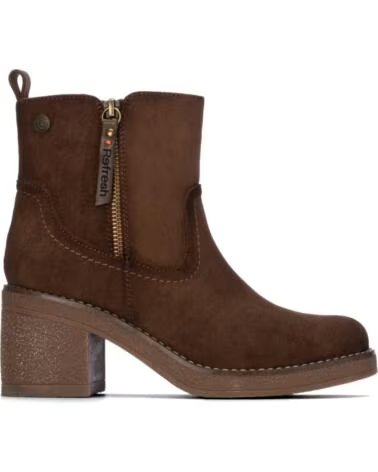 REFRESH BotIn de mujer 176251 Taupe MARRóN