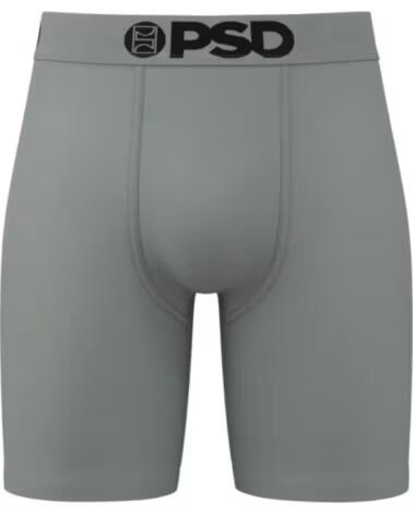PSD UNDERWEAR Boxer psd gris liso gunmetal core fit lenght VARIOS COLORES