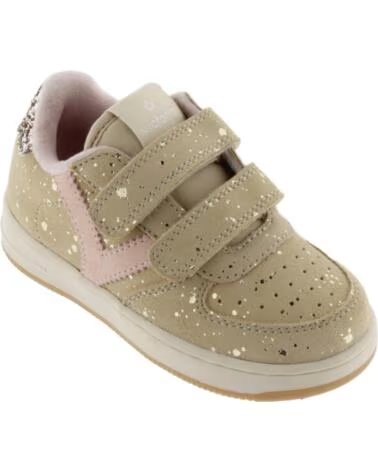 VICTORIA ZAPATILLAS NIÑA TIEMPO TIRAS SERRAJE FANTASÍA 1124131 BEIGE