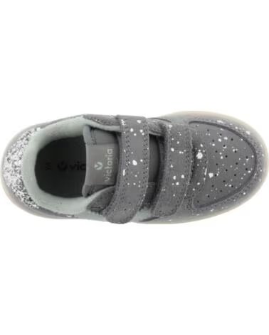 BASKETS FILLE VICTORIA TIEMPO BRIDES CROÛTE FANTAISIE 1124131 ANTHRACITE ANTRACITA
