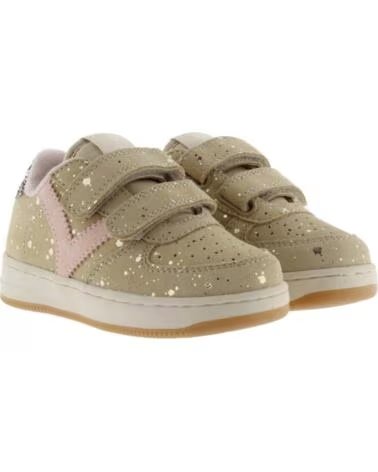 VICTORIA ZAPATILLAS NIÑA TIEMPO TIRAS SERRAJE FANTASÍA 1124131 BEIGE