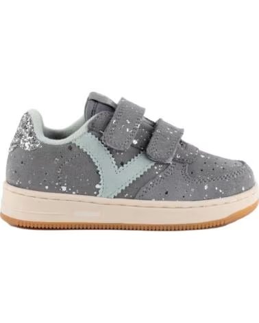 BASKETS FILLE VICTORIA TIEMPO BRIDES CROÛTE FANTAISIE 1124131 ANTHRACITE ANTRACITA