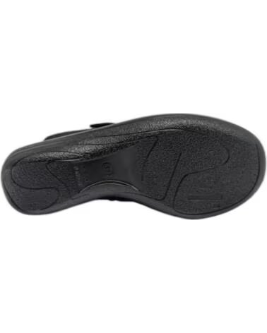 ARCOPEDICO ESTRELA SCHWARZE LYCRA MARY JANE SCHUHE NEGRO