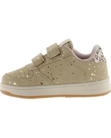 VICTORIA ZAPATILLAS NIÑA TIEMPO TIRAS SERRAJE FANTASÍA 1124131 BEIGE
