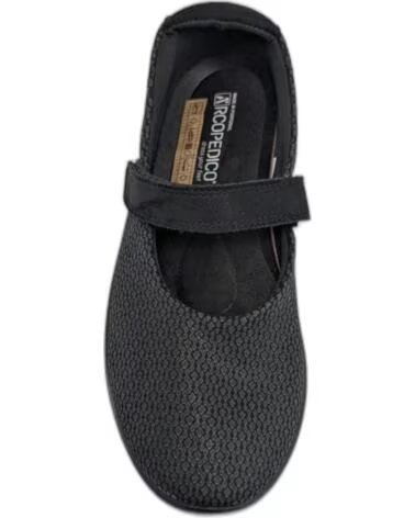 ARCOPEDICO ESTRELA SCHWARZE LYCRA MARY JANE SCHUHE NEGRO