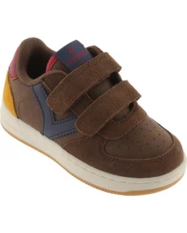 VICTORIA KINDER SNEAKER TIEMPO RIEMEN VELOURSLEDER BUNT 1124132 BRAUN MARRON