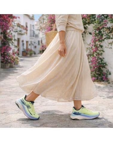 SKECHERS MAX CUSHIONING PROPULSION GIALLO AMARILLO