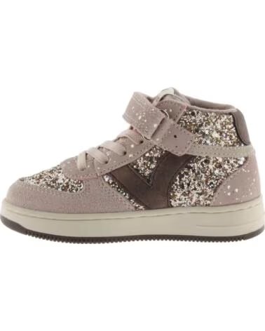 VICTORIA ZAPATILLAS NIÑA TIEMPO TIRA Y ELÁSTICO GLITTER 1124134 ROSA