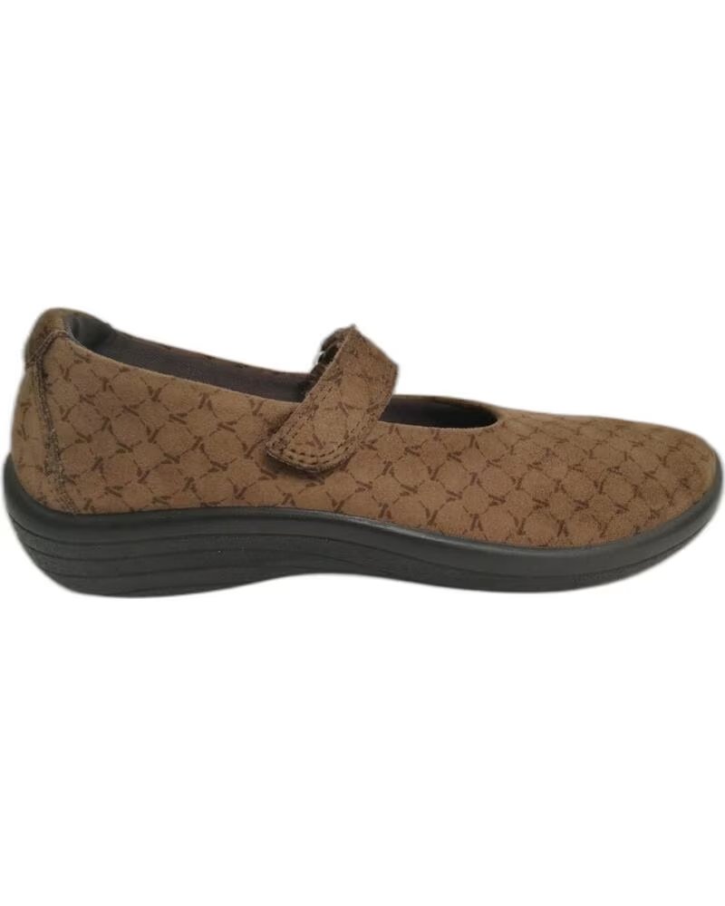 ARCOPEDICO MARY JANE SCHUHE ESTRELA LYCRA BRAUN MARRON