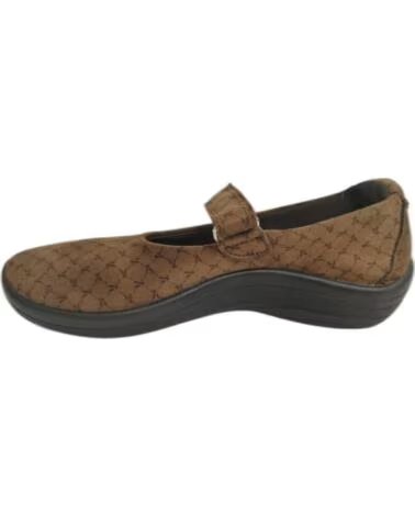 ARCOPEDICO MARY JANE SCHUHE ESTRELA LYCRA BRAUN MARRON