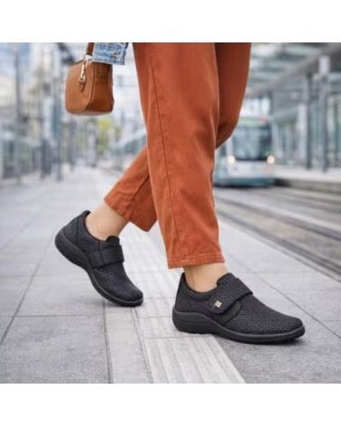 SCARPE ARCOPEDICO REPOVESI LYCRA NERO NEGRO