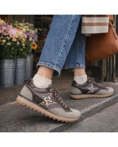CETTI 1259 SNEAKER AUS VELOURSLEDER COFFEE BRAUN MARRON