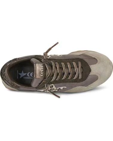 CETTI 1259 SNEAKER AUS VELOURSLEDER COFFEE BRAUN MARRON