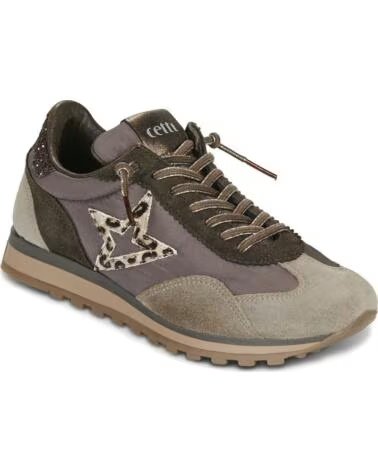 CETTI 1259 SNEAKER AUS VELOURSLEDER COFFEE BRAUN MARRON
