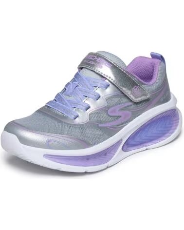 SKECHERS LIL COSMIC GLOW 20 BASKETS LUMINEUSES POUR FILLE SILVER