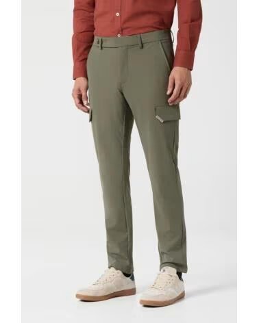 WILLIOT PANTALÓN CARGO TÉCNICO KAKI VERDE