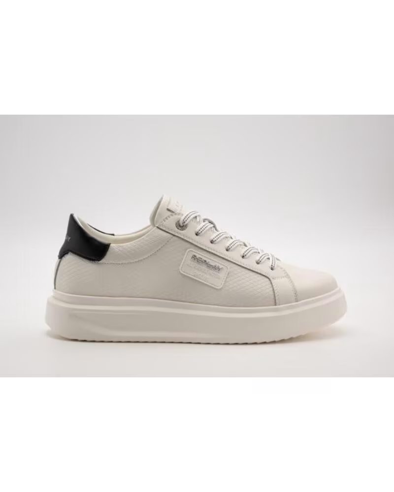 REPLAY SNEAKERS PULSAR TEXTURE WHITE BLANCO