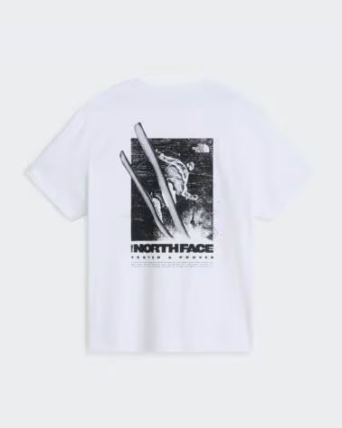 THE NORTH FACE CAMISETA HOMBRE TESTED RELAXED NF0A8H6CFN4 BLANCO