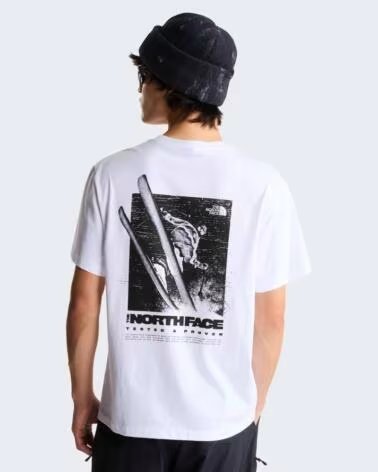 THE NORTH FACE CAMISETA HOMBRE TESTED RELAXED NF0A8H6CFN4 BLANCO