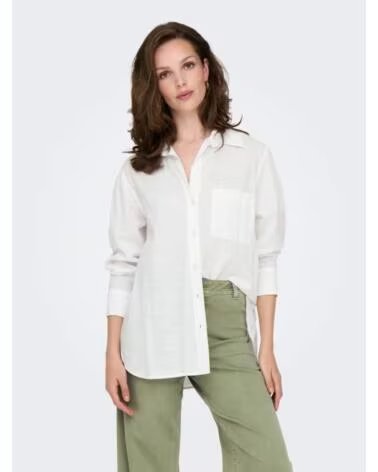 ONLY CHEMISE SALINA 15335255 BLANC BLANCO