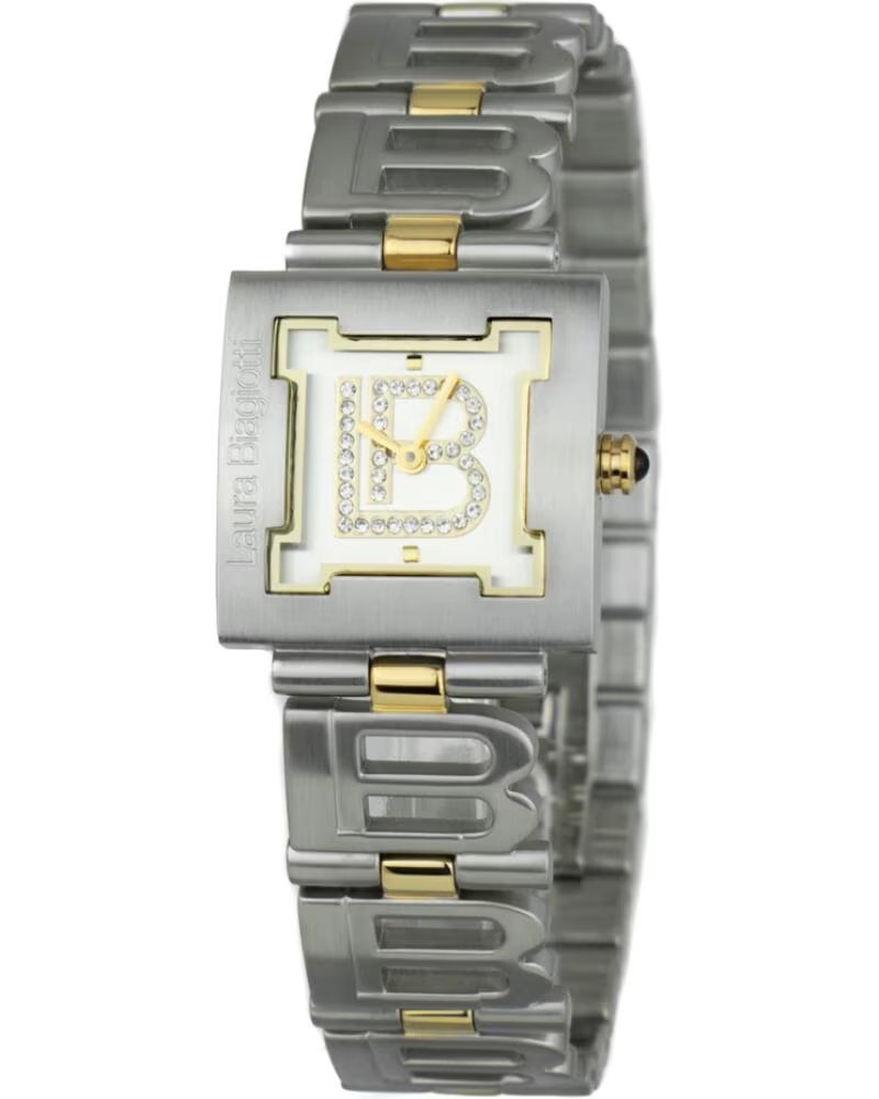 OROLOGIO LAURA BIAGIOTTI LB0009L-05 ARGENTATO E DORATO PLATEADO
