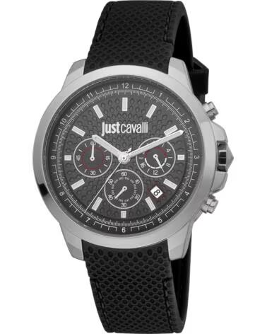 JUST CAVALLI JC1G178P0035 HERREN ARMBANDUHR ANALOG CHRONOGRAPH NEGRO