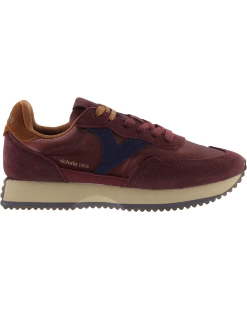 VICTORIA Zapatillas Cosmos Nylon Metal y Serraje1134119 BURDEOS