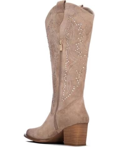 XTI Bota de mujer 146101 Beige MARRóN