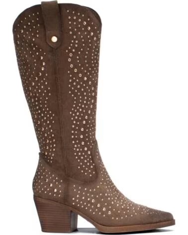 XTI Bota de mujer 146193 Taupe MARRóN
