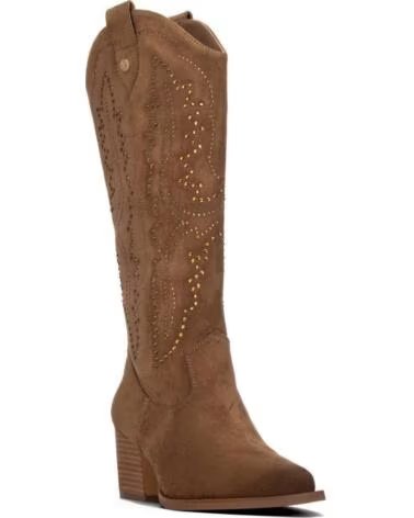 XTI Bota de mujer 146101 Taupe MARRóN