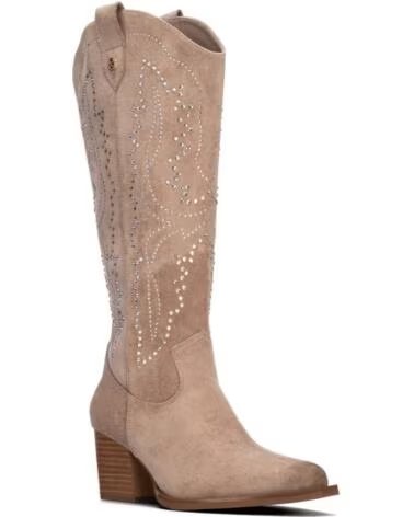 XTI Bota de mujer 146101 Beige MARRóN