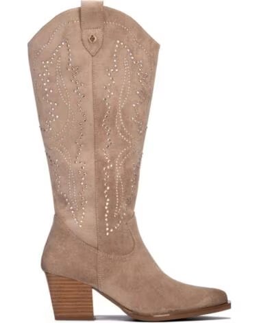 XTI Bota de mujer 146101 Beige MARRóN