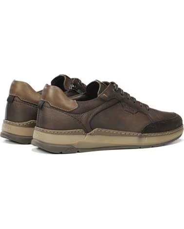 SNEAKER CASUAL IN PELLE DA UOMO FLUCHOS F2510 CAFE