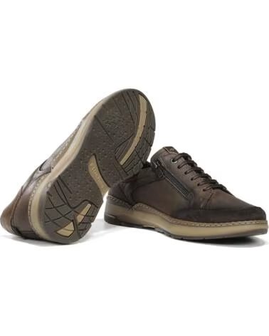 SNEAKER CASUAL IN PELLE DA UOMO FLUCHOS F2510 CAFE