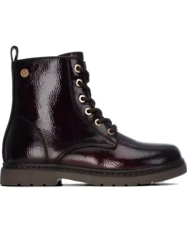 BOTAS MILITARES MENINA XTI 154044 BORDÉUS BURDEOS
