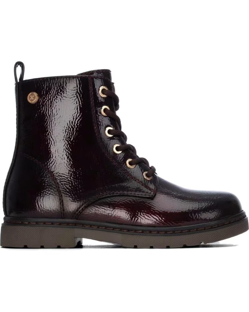 BOTAS MILITARES MENINA XTI 154044 BORDÉUS BURDEOS