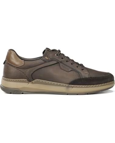 SNEAKER CASUAL IN PELLE DA UOMO FLUCHOS F2510 CAFE