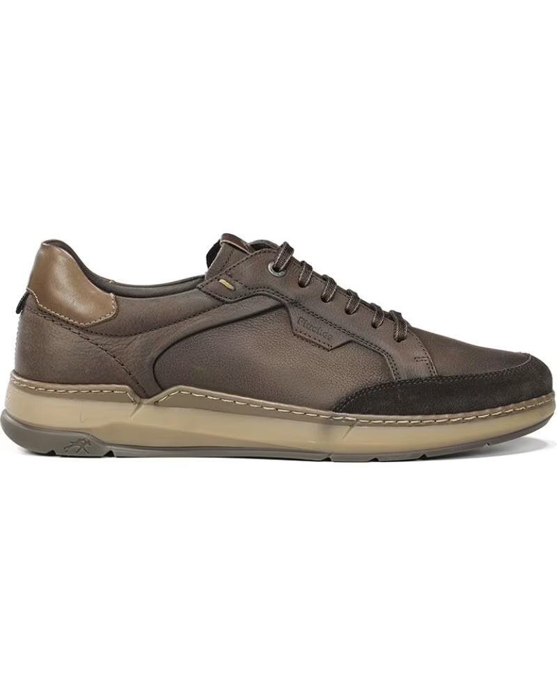 SNEAKER CASUAL IN PELLE DA UOMO FLUCHOS F2510 CAFE