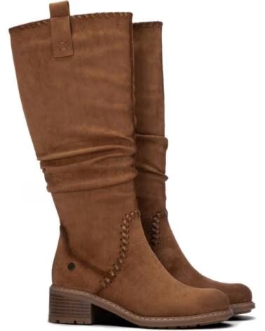 REFRESH Bota de mujer 176042 Camel MARRóN