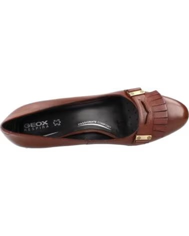 GEOX SAPATOS FORMAIS MULHER MODELO D04LBC 00043 CASTANHO C0013
