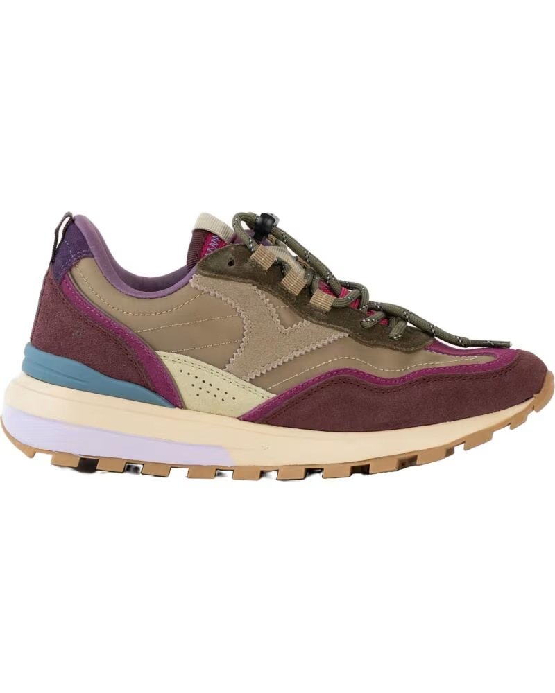 VICTORIA SNEAKERS LUNA NYLON E CROSTA DI CUOIO 1156118 KAKI