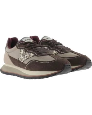 ZAPATILLAS DEPORTIVAS VIENTO NYLON Y SERRAJE VICTORIA 1157119 PLATINO PLATEADO