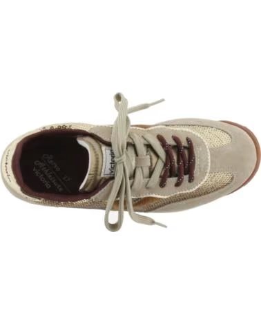 SNEAKER SATURNO VELOURSLEDER UND PAILLETTEN 1158119 BEIGE