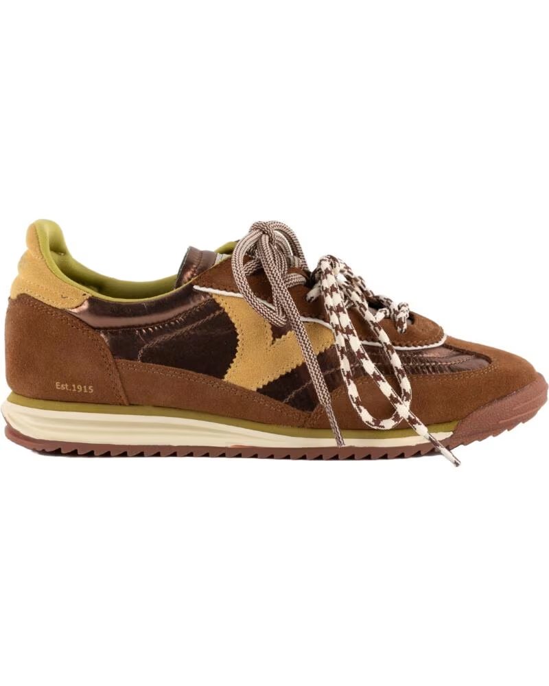 VICTORIA ZAPATILLAS SATURNO SERRAJE Y METAL 1158118 MARRÓN MARRON