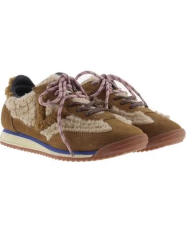 VICTORIA SNEAKER SATURNO VELOURSLEDER UND LAMMFELL 1158120 BEIGE