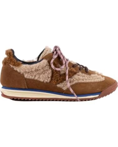VICTORIA SNEAKER SATURNO VELOURSLEDER UND LAMMFELL 1158120 BEIGE