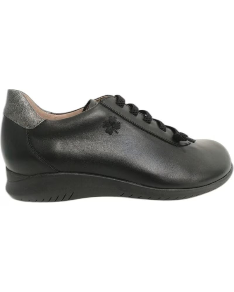 ZAPATILLAS DE PIEL PIESANTO 265991 NEGRO