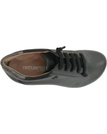 ZAPATILLAS DE PIEL PIESANTO 265991 NEGRO