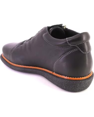 VALERIAS 2868 DAMEN STIEFELETTEN AUS LEDER IN SCHWARZ NEGRO